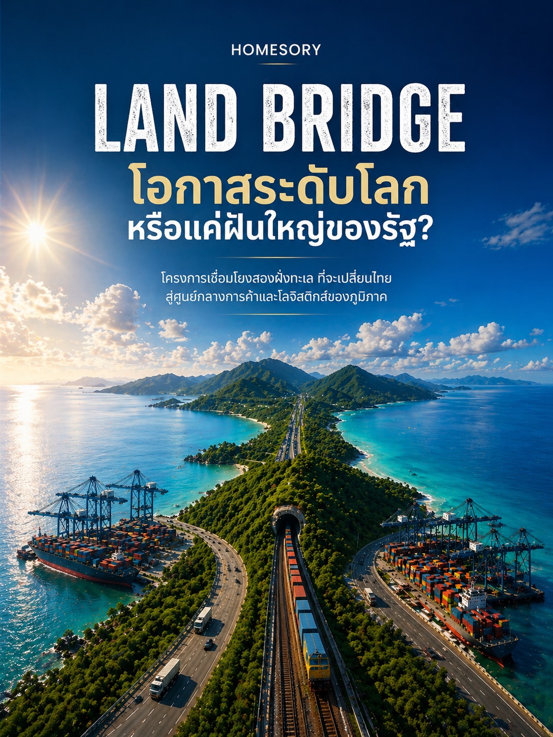 Land Bridge ไทย โอกาสระดับโลก หรือแค่ฝันใหญ่ของรัฐ?